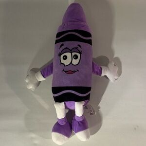 🖍️ 2023 CRAYOLA VIVID VIOLET PLUSH CRAYON 18 INCH PLUSH HALLMARK COLLECTIBLE